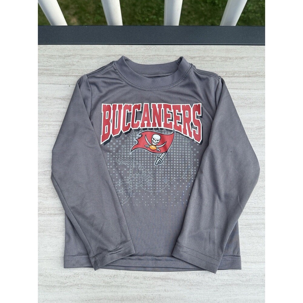 Tampa Bay Buccaneers NFL Long Sleeve Performance Shirt 2T Kids